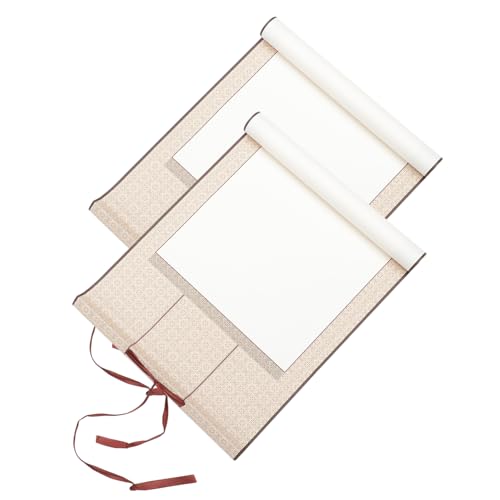 DECORNIJIA 2 Stück Leere Chinesische Malrolle Reispapier Kalligrafiepapier mit Guter Wasseraufnahme für Malen Schreiben Wandbehang Vielseitige Mini Schriftrolle DECORNIJIA 2 Stück Leere Chinesische Malrolle Reispapier Kalligrafiepapier mit Guter Wasseraufnahme für Malen Schreiben Wandbehang Vielseitige Mini Schriftrolle von DECORNIJIA