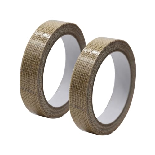 DECORNIJIA 2 Stück Sackleinen Klebeband Masking Decorative Tape Selbstklebend für Scrapbooking DIY Basteln Geschenkverpackung und Planer Dekoration DECORNIJIA 2 Stück Sackleinen Klebeband Masking Decorative Tape Selbstklebend für Scrapbooking DIY Basteln Geschenkverpackung und Planer Dekoration von DECORNIJIA