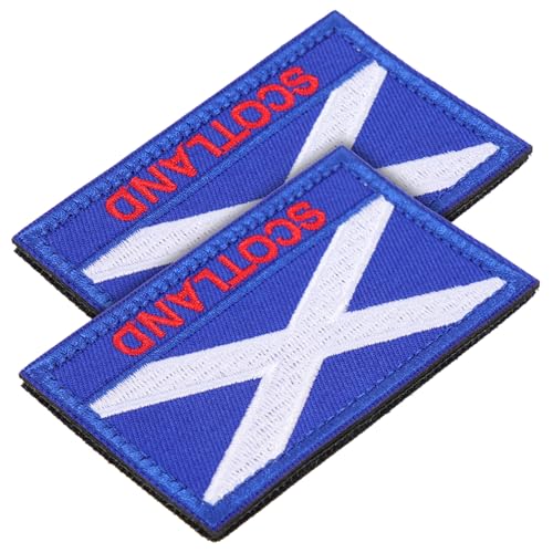 DECORNIJIA 2 Stück Schottland Flagge Aufnäher Stickerei Patch für Kleidung DIY Dekoration Applikationen für Jacken Hosen Schuhe und Handwerk Selbstklebend für Flicken und Gestaltung DECORNIJIA 2 Stück Schottland Flagge Aufnäher Stickerei Patch für Kleidung DIY Dekoration Applikationen für Jacken Hosen Schuhe und Handwerk Selbstklebend für Flicken und Gestaltung von DECORNIJIA