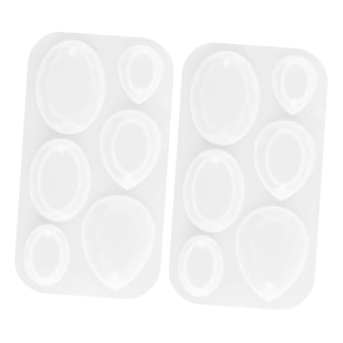 DECORNIJIA 2 Stück Silikon Schmuckformen Wasser Tropfen Oval mit Loch Flexible Resin Gießformen für DIY Schmuckherstellung Anhänger Ohrringe und Schlüsselanhänger Langlebig und Einfach zu DECORNIJIA 2 Stück Silikon Schmuckformen Wasser Tropfen Oval mit Loch Flexible Resin Gießformen für DIY Schmuckherstellung Anhänger Ohrringe und Schlüsselanhänger Langlebig und Einfach zu von DECORNIJIA