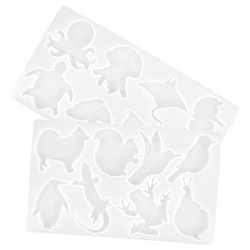 DECORNIJIA 2 Stück Silikonform für DIY Tierdekorationen Flexible Wiederverwendbare Epoxidharz Gießform Rutschfest Leicht zu Reinigen für Schmuckanhänger Schlüsselanhänger Kreative DECORNIJIA 2 Stück Silikonform für DIY Tierdekorationen Flexible Wiederverwendbare Epoxidharz Gießform Rutschfest Leicht zu Reinigen für Schmuckanhänger Schlüsselanhänger Kreative von DECORNIJIA
