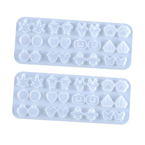 DECORNIJIA 2 Stück Silikonform für Ohrringe DIY Epoxidharz Gießform Ohranhänger Mold Flexibel Transparent Kreativ DECORNIJIA 2 Stück Silikonform für Ohrringe DIY Epoxidharz Gießform Ohranhänger Mold Flexibel Transparent Kreativ von DECORNIJIA