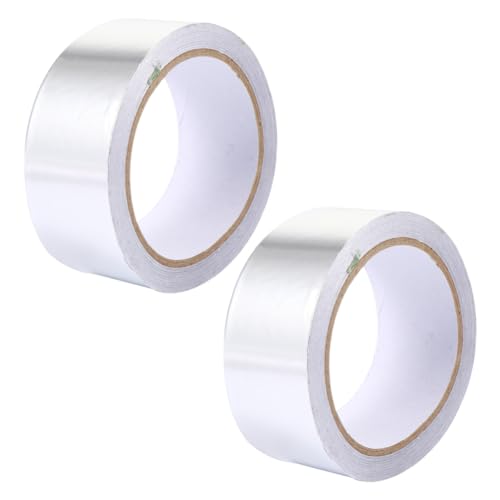 DECORNIJIA 2 Stück Teiliges Hitzebeständiges Aluminiumfolie Klebeband Feuerfest Flexible Isolierklebebänder mit Starkem Klebstoff für Dichtungen Reparaturen und Hitzeschutz bei Auto Lüftung DECORNIJIA 2 Stück Teiliges Hitzebeständiges Aluminiumfolie Klebeband Feuerfest Flexible Isolierklebebänder mit Starkem Klebstoff für Dichtungen Reparaturen und Hitzeschutz bei Auto Lüftung von DECORNIJIA