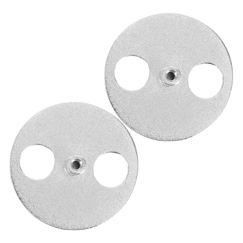 DECORNIJIA 2 Stück Teiliges Musikbox Ersatzteile Aufziehschlüssel aus Metall Rundplatte für DIY Spieluhr Zubehör Hochharte Aufziehgriffe zum Austausch und Basteln von Spieluhrwerken von DECORNIJIA