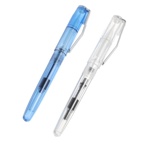 DECORNIJIA 2 Stück Teiliges Nachfüllbare Pinsel füllfederhalter mit Weicher Spitze Robuste Kunststoffkonstruktion Sanfter Tintenfluss für Kalligraphie Aquarellmalerei Schule und Büro DECORNIJIA 2 Stück Teiliges Nachfüllbare Pinsel füllfederhalter mit Weicher Spitze Robuste Kunststoffkonstruktion Sanfter Tintenfluss für Kalligraphie Aquarellmalerei Schule und Büro von DECORNIJIA