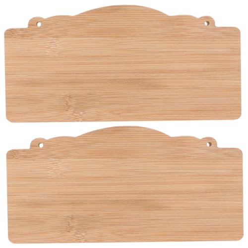 DECORNIJIA 2 Stück Unbehandelte Holzschilder Dekorative Plaketten für DIY Handwerk Holzplatten zum Basteln und Gestalten von Individuellen Kunstwerken von DECORNIJIA
