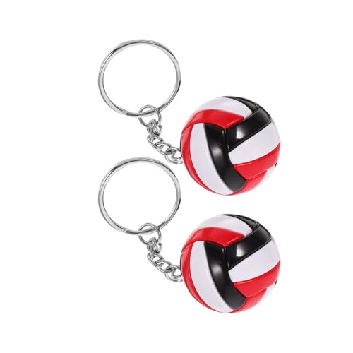 DECORNIJIA 2 Stück Volleyball Schlüsselanhänger Volleyball Anhänger aus Metall und Imitatleder Kreative Sport Schlüsselanhänger und Taschenanhänger für Volleyballer Praktische Geschenkidee DECORNIJIA 2 Stück Volleyball Schlüsselanhänger Volleyball Anhänger aus Metall und Imitatleder Kreative Sport Schlüsselanhänger und Taschenanhänger für Volleyballer Praktische Geschenkidee von DECORNIJIA