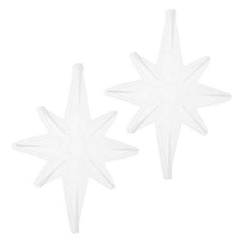 DECORNIJIA 2 Stück Weihnachtliche Silikon Gießform Oktagonaler Stern Anhängerform für Epoxidharz DIY Weihnachtsbaumschmuck Basteln Dekoration DECORNIJIA 2 Stück Weihnachtliche Silikon Gießform Oktagonaler Stern Anhängerform für Epoxidharz DIY Weihnachtsbaumschmuck Basteln Dekoration von DECORNIJIA