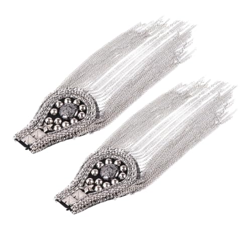 DECORNIJIA 2 Stücke Modische Quasten Schulterklappen Brosche mit Anstecknadel Vielseitiges Epaulet Dekor für Damen Stylische Fransenverzierung für Jacken Blazer Schuhe und Hüte Herbst Winter DECORNIJIA 2 Stücke Modische Quasten Schulterklappen Brosche mit Anstecknadel Vielseitiges Epaulet Dekor für Damen Stylische Fransenverzierung für Jacken Blazer Schuhe und Hüte Herbst Winter von DECORNIJIA