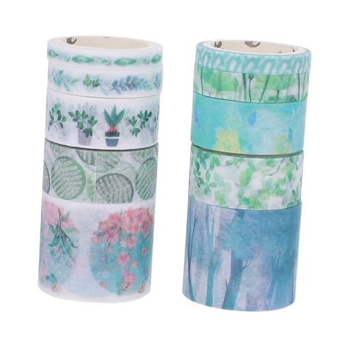 DECORNIJIA 2 Washi-Tape büromaterial the washi tape Handkonto-Dekoration Geschenkdekoration wundrrschön Streifen DIY liefert Abdeckung klebriges Papierband dekoratives Klebeband für DIY Green DECORNIJIA 2 Washi-Tape büromaterial the washi tape Handkonto-Dekoration Geschenkdekoration wundrrschön Streifen DIY liefert Abdeckung klebriges Papierband dekoratives Klebeband für DIY Green von DECORNIJIA