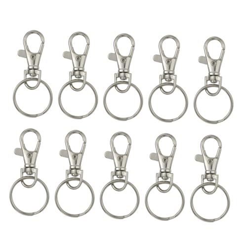 DECORNIJIA 20 Sätze Schlüsselanhänger Reiz Haken abnehmbar Bausätze Stichworte Verschlüsse Schlüsselbund dreht sich groß schwenken Hummerverschluss Schlüsselbund Karabinerverschluss Silber DECORNIJIA 20 Sätze Schlüsselanhänger Reiz Haken abnehmbar Bausätze Stichworte Verschlüsse Schlüsselbund dreht sich groß schwenken Hummerverschluss Schlüsselbund Karabinerverschluss Silber von DECORNIJIA