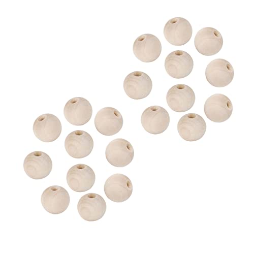 DECORNIJIA 20 Stück Bastelperlen selber machen home decor wohnungsdeko Anhänger für die Schmuckherstellung Perlen für die Herstellung von Armbändern einfache Holzperlen Hölzern Yellow DECORNIJIA 20 Stück Bastelperlen selber machen home decor wohnungsdeko Anhänger für die Schmuckherstellung Perlen für die Herstellung von Armbändern einfache Holzperlen Hölzern Yellow von DECORNIJIA