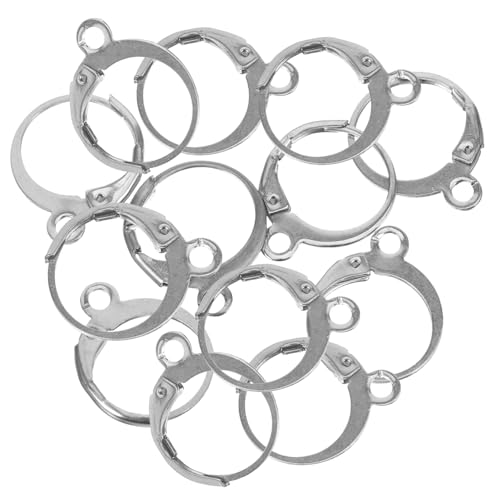 DECORNIJIA 20 Stück Edelstahl Ohrhaken Creolen Silberfarben Leicht Glatt für DIY Schmuckherstellung Ohrring Rohlinge Flexibel Kombinierbar Ohrschmuck Zubehör DECORNIJIA 20 Stück Edelstahl Ohrhaken Creolen Silberfarben Leicht Glatt für DIY Schmuckherstellung Ohrring Rohlinge Flexibel Kombinierbar Ohrschmuck Zubehör von DECORNIJIA
