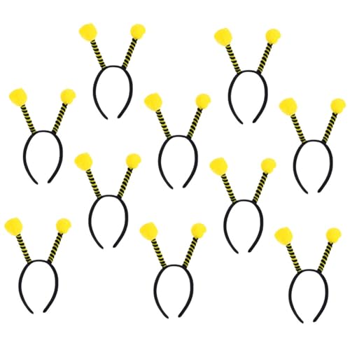 DECORNIJIA 20 Stück Insekten Fühler Haarreif Bienen Antenne Stirnband Kostümzubehör Leichtes Accessoire für Karneval Halloween Party Erwachsene von DECORNIJIA