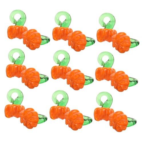 DECORNIJIA 20 Stück Kürbisperlen Schmuckanhänger DIY Schmuckzubehör für Halskette Armband Ohrringe Bastelperlen zum Auffädeln Kreative Kürbis Charms DECORNIJIA 20 Stück Kürbisperlen Schmuckanhänger DIY Schmuckzubehör für Halskette Armband Ohrringe Bastelperlen zum Auffädeln Kreative Kürbis Charms von DECORNIJIA