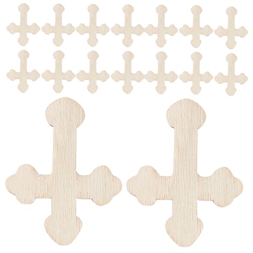 DECORNIJIA 20 Stück Naturholz Kreuzanhänger zum Basteln Blanko DIY Holzanhänger für Geschenke Partydeko Erinnerung Handliche Holzscheiben für Kreative Dekoration DECORNIJIA 20 Stück Naturholz Kreuzanhänger zum Basteln Blanko DIY Holzanhänger für Geschenke Partydeko Erinnerung Handliche Holzscheiben für Kreative Dekoration von DECORNIJIA