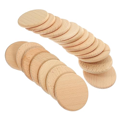 DECORNIJIA 20 Stück Naturholzscheiben Unbehandelt Rund Holzplatten für DIY Bastelarbeiten Blanko Holzscheiben für Malerei Dekoration und Kreative Projekte DECORNIJIA 20 Stück Naturholzscheiben Unbehandelt Rund Holzplatten für DIY Bastelarbeiten Blanko Holzscheiben für Malerei Dekoration und Kreative Projekte von DECORNIJIA