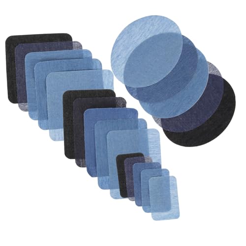 DECORNIJIA 20 Stück Teiliges Bügelflicken für Jeans Langlebige Denim Patches Farben Waschbare Aufbügelflicken zum Einfachen Reparieren und Dekorieren von Kleidung ohne Nähen DECORNIJIA 20 Stück Teiliges Bügelflicken für Jeans Langlebige Denim Patches Farben Waschbare Aufbügelflicken zum Einfachen Reparieren und Dekorieren von Kleidung ohne Nähen von DECORNIJIA