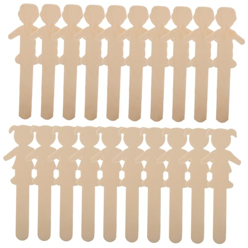 DECORNIJIA 20 Stück Teiliges Holz Bastelset Jungen Mädchen Figuren zum Bemalen Dekorieren DIY Kinderhandwerk Holzmännchen mit Glatten Kanten für Malprojekte und Unterricht DECORNIJIA 20 Stück Teiliges Holz Bastelset Jungen Mädchen Figuren zum Bemalen Dekorieren DIY Kinderhandwerk Holzmännchen mit Glatten Kanten für Malprojekte und Unterricht von DECORNIJIA