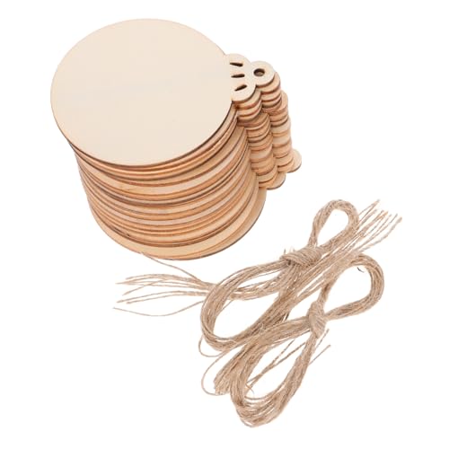 DECORNIJIA 20 Stück Teiliges Holzanhänger Rund mit Kurzen Naturfaserhängeschnüren Umweltfreundliche DIY Laternen Holzscheiben für Wohnkultur und Kreative Bastelprojekte DECORNIJIA 20 Stück Teiliges Holzanhänger Rund mit Kurzen Naturfaserhängeschnüren Umweltfreundliche DIY Laternen Holzscheiben für Wohnkultur und Kreative Bastelprojekte von DECORNIJIA