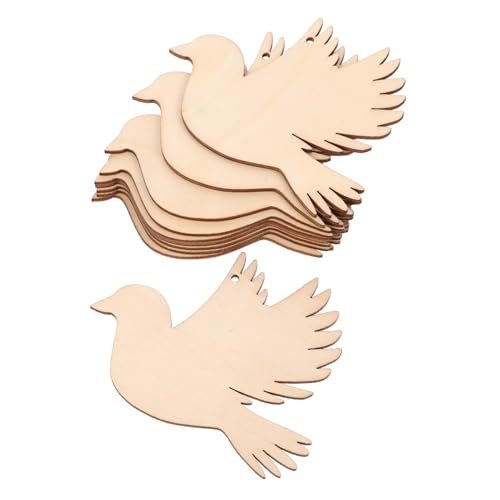 DECORNIJIA 20 Stück Teiliges Holzvögel Deko Friedenstaube Unlackierte Holzanhänger mit Naturbelassen DIY Bastelornamente für Hochzeit Geburtstag Geschenkidee Holzdeko Vogelanhänger DECORNIJIA 20 Stück Teiliges Holzvögel Deko Friedenstaube Unlackierte Holzanhänger mit Naturbelassen DIY Bastelornamente für Hochzeit Geburtstag Geschenkidee Holzdeko Vogelanhänger von DECORNIJIA