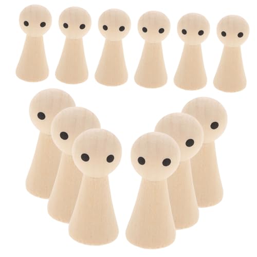 DECORNIJIA 20 Stück Teiliges Naturbelassene Holzfiguren zum Bemalen Kleine DIY Holzpuppen Leichte Bastelfiguren für Erwachsene Kreative Tischdekoration und Weihnachtsdeko DECORNIJIA 20 Stück Teiliges Naturbelassene Holzfiguren zum Bemalen Kleine DIY Holzpuppen Leichte Bastelfiguren für Erwachsene Kreative Tischdekoration und Weihnachtsdeko von DECORNIJIA