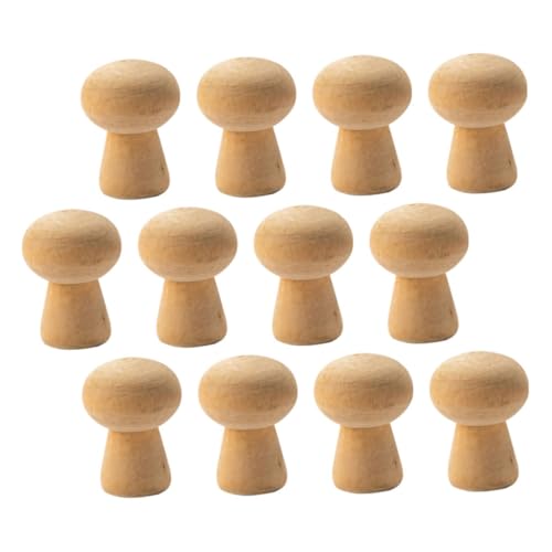 DECORNIJIA 20 Stück Teiliges Pilzförmige Unvollendete Holzfiguren Bastelspielzeug DIY Bemalbar Kreativspielzeug zur Feinmotorik und Kreativität für Kinderzimmer Dekoration DECORNIJIA 20 Stück Teiliges Pilzförmige Unvollendete Holzfiguren Bastelspielzeug DIY Bemalbar Kreativspielzeug zur Feinmotorik und Kreativität für Kinderzimmer Dekoration von DECORNIJIA