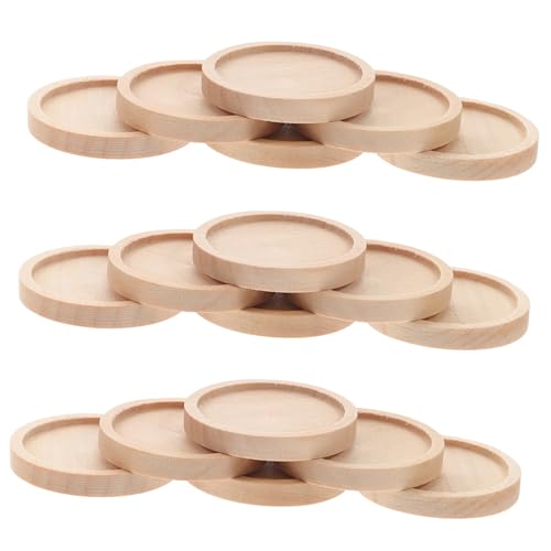 DECORNIJIA 20 Stück Teiliges Runde Holzanhänger Schmucktabletts Außendurchmesser Innendurchmesser Naturfarbene Bastelbasis für DIY Schmuckherstellung Anstecknadeln Anhänger und Kreative DECORNIJIA 20 Stück Teiliges Runde Holzanhänger Schmucktabletts Außendurchmesser Innendurchmesser Naturfarbene Bastelbasis für DIY Schmuckherstellung Anstecknadeln Anhänger und Kreative von DECORNIJIA