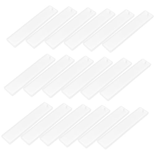 DECORNIJIA 20 Stück Teiliges Silikon-lesezeichen- Rechteckige Gießform für Epoxidharz Wiederverwendbar Einfache Entnahme Präzise Abmessungen für DIY Schmuck Büro Schule und Basteln DECORNIJIA 20 Stück Teiliges Silikon-lesezeichen- Rechteckige Gießform für Epoxidharz Wiederverwendbar Einfache Entnahme Präzise Abmessungen für DIY Schmuck Büro Schule und Basteln von DECORNIJIA