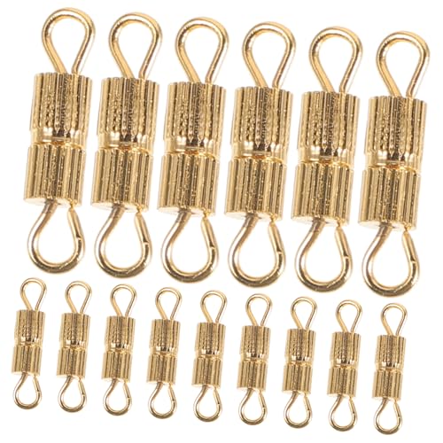 DECORNIJIA 20 Stück Teiliges Spiralförmiger Metallverschluss für DIY Halsketten und Armbänder Langlebiger Fein Polierter Schmuckverbinder in Gold Geeignet für Perlen Modeschmuck DECORNIJIA 20 Stück Teiliges Spiralförmiger Metallverschluss für DIY Halsketten und Armbänder Langlebiger Fein Polierter Schmuckverbinder in Gold Geeignet für Perlen Modeschmuck von DECORNIJIA