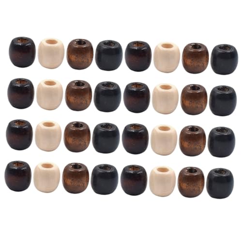 DECORNIJIA 200 Stück Bunte Große Runde Holzperlen mit Großem Loch DIY Schmuckperlen zum Basteln von Armbändern Halsketten und Dekorationen Geeignet für Perlen Auffädeln und Holzperlen DECORNIJIA 200 Stück Bunte Große Runde Holzperlen mit Großem Loch DIY Schmuckperlen zum Basteln von Armbändern Halsketten und Dekorationen Geeignet für Perlen Auffädeln und Holzperlen von DECORNIJIA