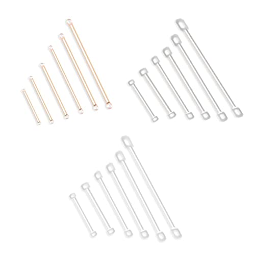 DECORNIJIA 200 Stück Ohrring Zubehör Selber Machen Ohrringe Trendy Sterling Klein Anhänger Für Die Schmuckherstellung Piercings Schmuckzubehör Silber Reiz Dekorativer Schmuck Silver von DECORNIJIA