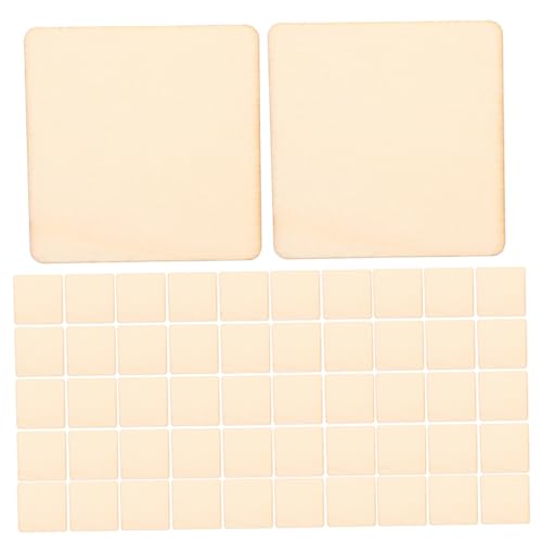 DECORNIJIA 200 Stück Quadratische Holzscheiben Naturbelassen Glatt für DIY Basteln Gravieren Malen Holzplatten Vielseitig für Familien Kreativ DECORNIJIA 200 Stück Quadratische Holzscheiben Naturbelassen Glatt für DIY Basteln Gravieren Malen Holzplatten Vielseitig für Familien Kreativ von DECORNIJIA