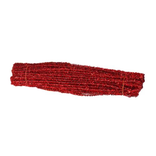 DECORNIJIA 200 Stück Rote DIY Glitter Sticks aus Flexiblem Hochwertigem Material Formbare Bastelstangen für Kinderhandwerk Weihnachtsdeko und Partyzubehör zum Kreativen Gestalten und Basteln DECORNIJIA 200 Stück Rote DIY Glitter Sticks aus Flexiblem Hochwertigem Material Formbare Bastelstangen für Kinderhandwerk Weihnachtsdeko und Partyzubehör zum Kreativen Gestalten und Basteln von DECORNIJIA
