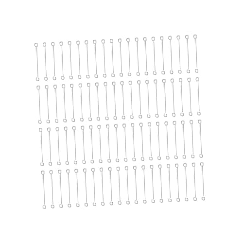 DECORNIJIA 200 Stück Schmuckzubehör Bausätze Silber Reize Herstellung Ergebnisse Ohrring Dekorativer Schmuck Silver von DECORNIJIA