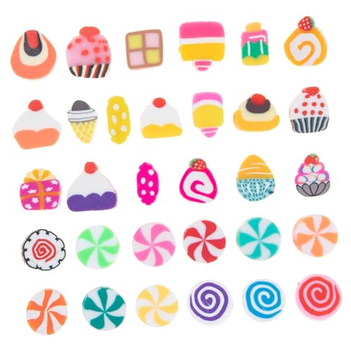 DECORNIJIA 200 Stück Teiliges Polymer Clay Perlen Bunte Flache für Armband und Halskette DIY Schmuckherstellung Sichere Tonperlen ohne Grate für Bastelprojekte und Kinderhandwerk von DECORNIJIA