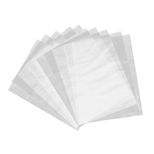 DECORNIJIA 200 Stück Transparente PVC Schrumpffolie Beutel Hitzeversiegelbar Langlebige Verpackungsfolie für Sichere Versiegelung von Kosmetik und Kleinteilen Umweltfreundliches Material von DECORNIJIA