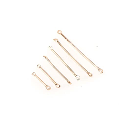 DECORNIJIA 200 Stück goldene Ohrringe für Frauen schmuckherstellung schmuck machen DIY Ohrring Zubehör Schmuckzubehör Schmuck für Damen im Trend goldene Creolen für Damen von DECORNIJIA