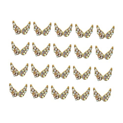DECORNIJIA 20Stücke Glitzer Flügel Dekorationen DIY Nagelkunst Aufkleber für Nail Art für Personalisierte Designs und Einzigartige Nägel DECORNIJIA 20Stücke Glitzer Flügel Dekorationen DIY Nagelkunst Aufkleber für Nail Art für Personalisierte Designs und Einzigartige Nägel von DECORNIJIA