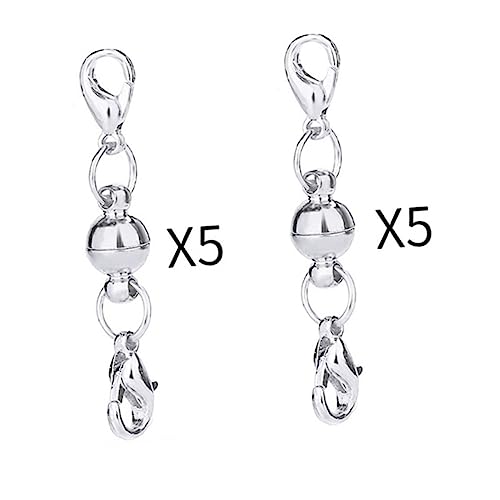 DECORNIJIA 20Stücke Magnetverschlüsse Runde Kugel Magnetschnallen für Armbänder und Silberne und Goldene Farben für DIY Schmuck und Bastelprojekte DECORNIJIA 20Stücke Magnetverschlüsse Runde Kugel Magnetschnallen für Armbänder und Silberne und Goldene Farben für DIY Schmuck und Bastelprojekte von DECORNIJIA