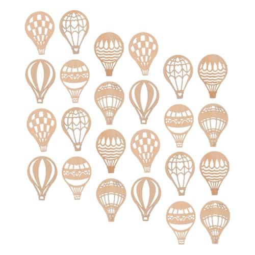 DECORNIJIA 24 Stück Teiliges Heißluftballon Holzscheiben aus Naturholz Robuste DIY Holz Ausschnitte mit Glatten Kanten für Handgemachte Dekorationen und Bastelprojekte zu Hause DECORNIJIA 24 Stück Teiliges Heißluftballon Holzscheiben aus Naturholz Robuste DIY Holz Ausschnitte mit Glatten Kanten für Handgemachte Dekorationen und Bastelprojekte zu Hause von DECORNIJIA