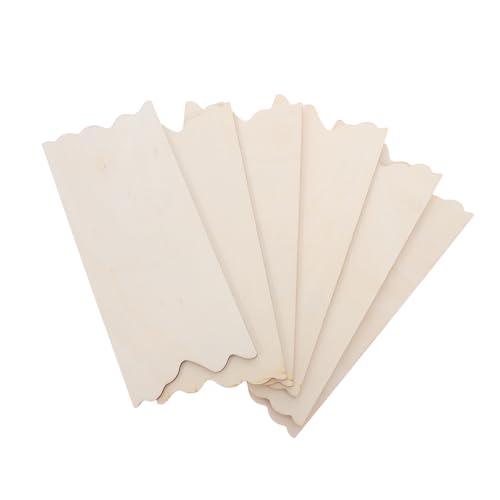 DECORNIJIA 24 Stück Teiliges Holzanhänger aus Naturholz Nachhaltige DIY Bastelmaterialien Längliche Holzchips mit Einzigartigem Schnittdesign für Dekoration Gravur und Kreative DECORNIJIA 24 Stück Teiliges Holzanhänger aus Naturholz Nachhaltige DIY Bastelmaterialien Längliche Holzchips mit Einzigartigem Schnittdesign für Dekoration Gravur und Kreative von DECORNIJIA