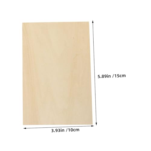 DECORNIJIA 24 Stück Teiliges Lindenholz Sperrholzplatten Unbehandelte Holzplatten mit Glatter Oberfläche für DIY Bastelprojekte Gravur Modellbau und Heimwerkerdekorationen DECORNIJIA 24 Stück Teiliges Lindenholz Sperrholzplatten Unbehandelte Holzplatten mit Glatter Oberfläche für DIY Bastelprojekte Gravur Modellbau und Heimwerkerdekorationen von DECORNIJIA
