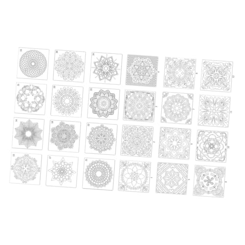 DECORNIJIA 24 Stück Teiliges Mandala Schablonen Diy Malwerkzeug für Projekte für Kunsthandwerk Malerei und Bastelarbeiten Vielseitig Einsetzbar für Zuhause und Werkstätten DECORNIJIA 24 Stück Teiliges Mandala Schablonen Diy Malwerkzeug für Projekte für Kunsthandwerk Malerei und Bastelarbeiten Vielseitig Einsetzbar für Zuhause und Werkstätten von DECORNIJIA