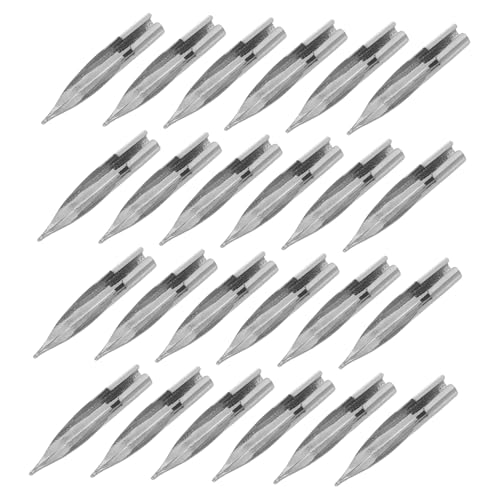 DECORNIJIA 25 Stück Stahlfedern, Ersatzspitzen 0,38 Mm Für Füllfederhalter, Glattes Schreiben, Langlebig, Passend Für Stifte Für Büro, Schule, Kunst, Kalligraphie DECORNIJIA 25 Stück Stahlfedern, Ersatzspitzen 0,38 Mm Für Füllfederhalter, Glattes Schreiben, Langlebig, Passend Für Stifte Für Büro, Schule, Kunst, Kalligraphie von DECORNIJIA