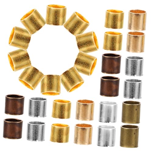 DECORNIJIA 2500 Stück Teiliges Crimpperlen Bunte Spacer Beads aus Kupfer für DIY Schmuckherstellung Armbänder Halsketten Bastelperlen Zubehör DECORNIJIA 2500 Stück Teiliges Crimpperlen Bunte Spacer Beads aus Kupfer für DIY Schmuckherstellung Armbänder Halsketten Bastelperlen Zubehör von DECORNIJIA