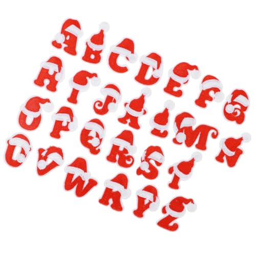 DECORNIJIA 26 Stück Teiliges Rote Buchstaben Bügelpatches für Kleidung Jeans und DIY Vielseitige Applikationen für Kleider Taschen Hüte als Weihnachtsdekor und DECORNIJIA 26 Stück Teiliges Rote Buchstaben Bügelpatches für Kleidung Jeans und DIY Vielseitige Applikationen für Kleider Taschen Hüte als Weihnachtsdekor und von DECORNIJIA