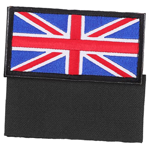 DECORNIJIA 2Stücke Nationalflagge Patch Zart Bestickter Aufnäher Aufbügeln Kleidung Taschen Rucksäcken und Mehr von DECORNIJIA