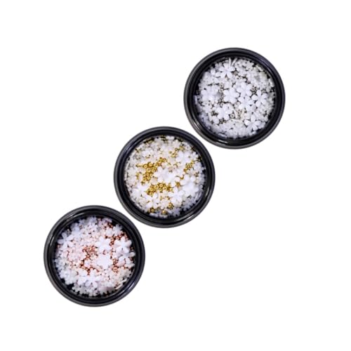 DECORNIJIA 3 Boxen Teiliges Resin Nail Charms Mini Fünfblättrige Blumen Nageldeko Nail Art Schmuck für Maniküre DIY Sichere und Einfache Anwendung für Damen Zufällige Farbe DECORNIJIA 3 Boxen Teiliges Resin Nail Charms Mini Fünfblättrige Blumen Nageldeko Nail Art Schmuck für Maniküre DIY Sichere und Einfache Anwendung für Damen Zufällige Farbe von DECORNIJIA