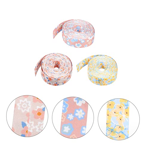 DECORNIJIA 3 Rollen Blumenmuster DIY Haarband Geschenkband Breit pro Handgemachtes Hautfreundliches Dekoratives Bastelband für Haarschmuck und Geschenkverpackung DECORNIJIA 3 Rollen Blumenmuster DIY Haarband Geschenkband Breit pro Handgemachtes Hautfreundliches Dekoratives Bastelband für Haarschmuck und Geschenkverpackung von DECORNIJIA